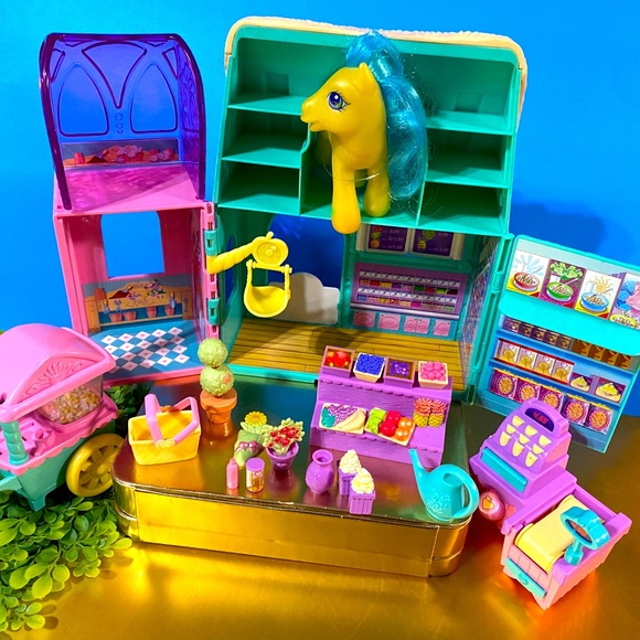 MY LITTLE PONY G3 VINTAGE 2003 BLOOMIN’ BLOSSOMS SHOP & MEADOWBR… - Picture 4 of 15